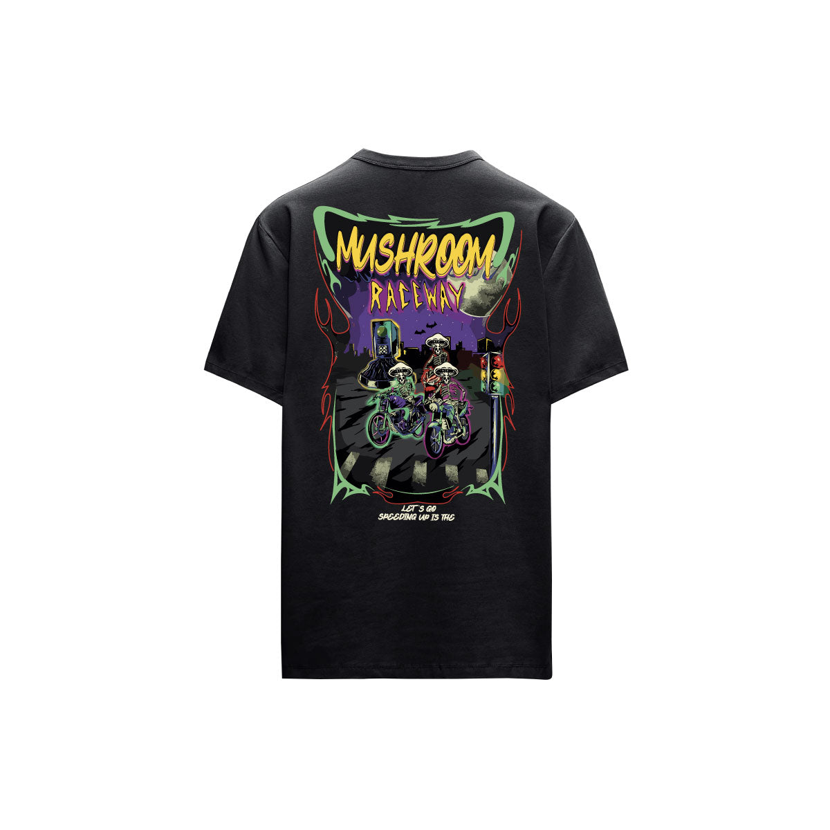 T-shirt m/m skull raceway