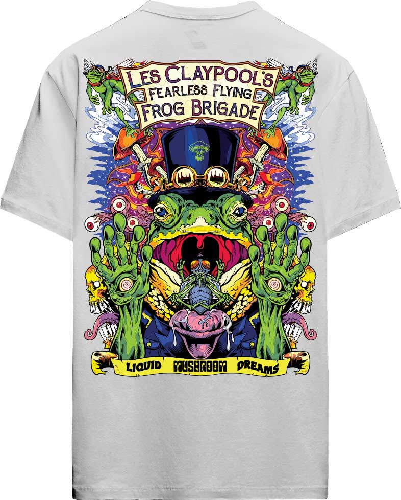 T-SHIRT MUSHROOM LES CLAYPOOL'S