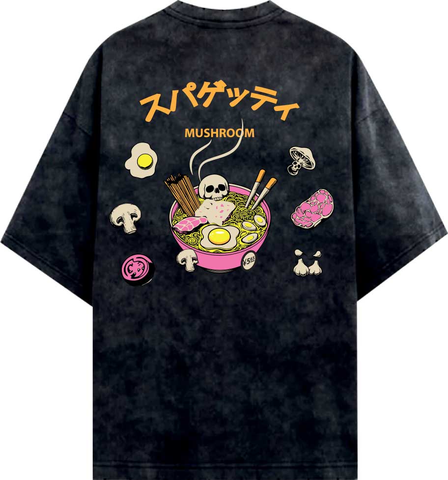 T-SHIRT MUSHROOM SUSHI JAPAN