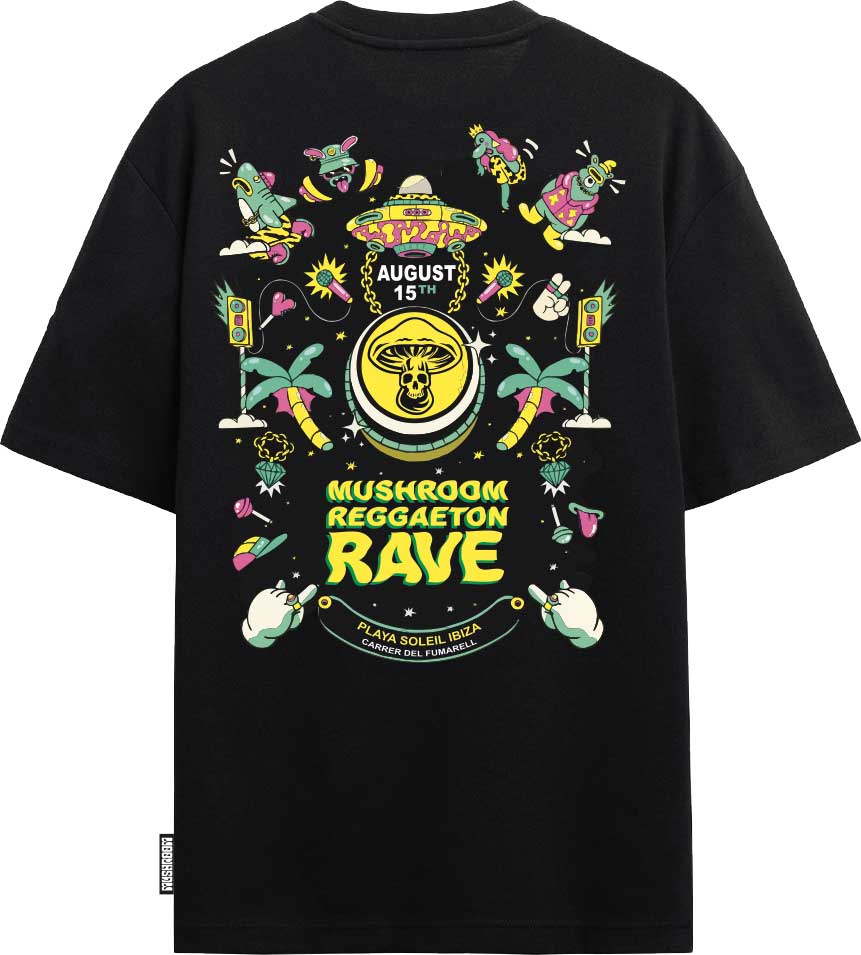 T-shirt m/m Reggaeton Rave