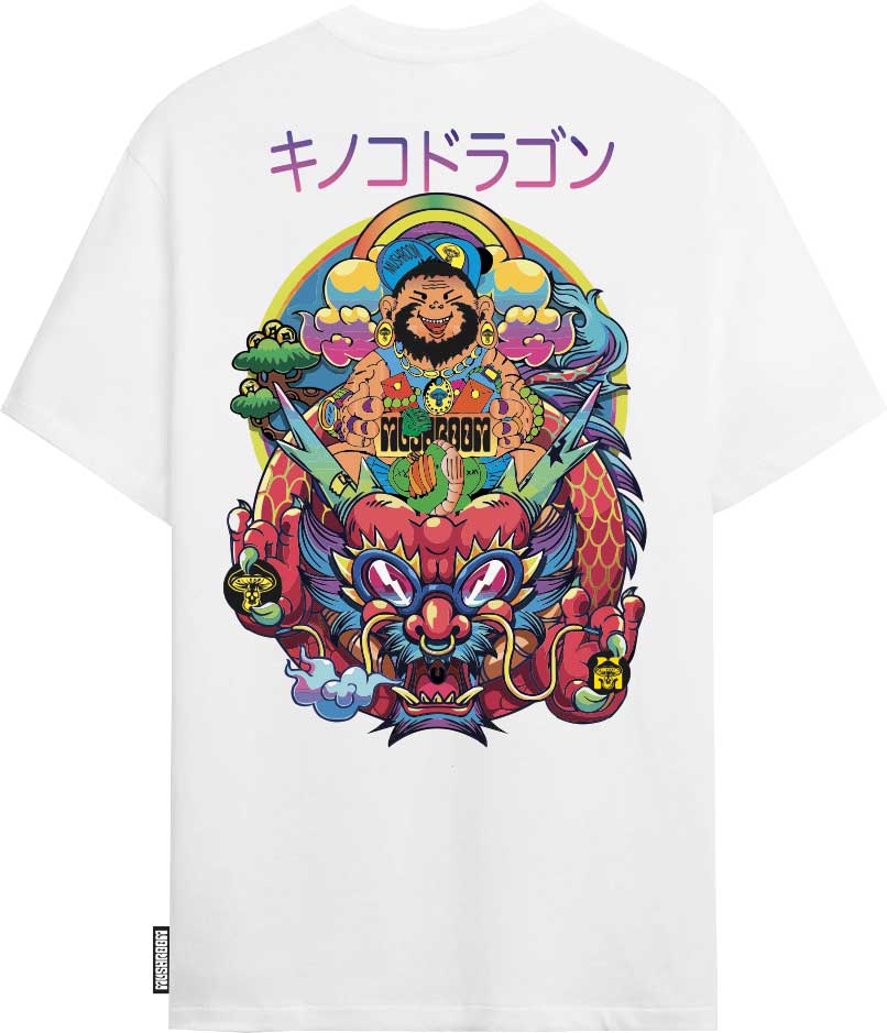 T-shirt m/m Japanese Dragon