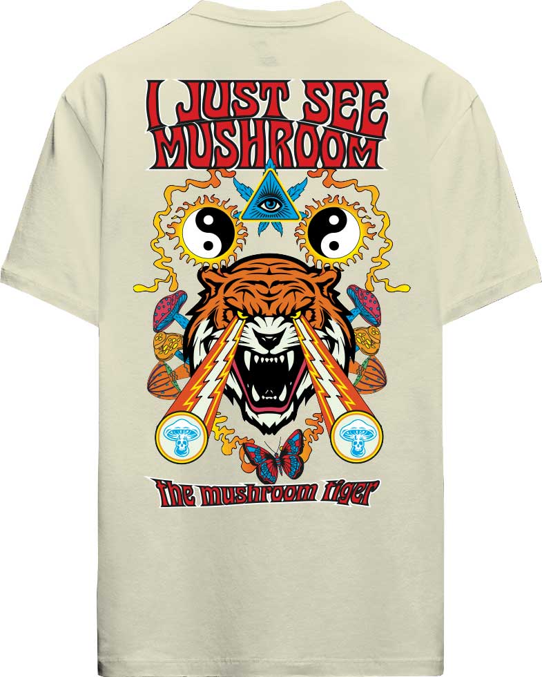 T-SHIRT MUSHROOM TIGER