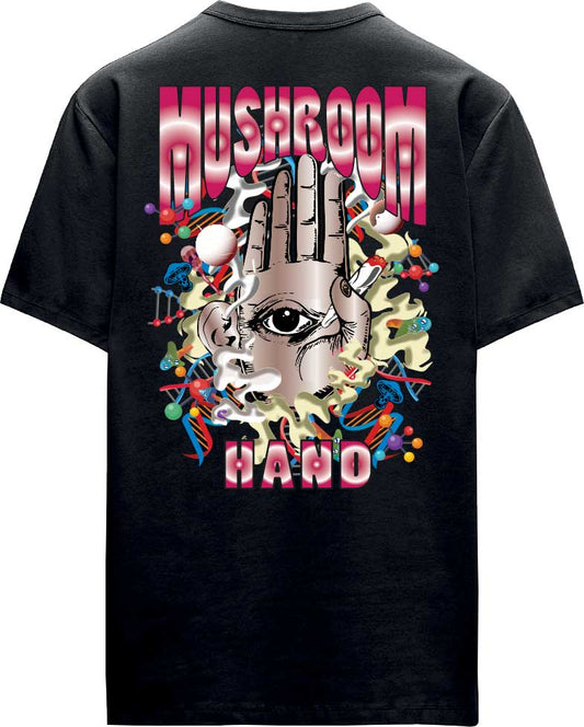 T-SHIRT MUSHROOM CAT FIRE