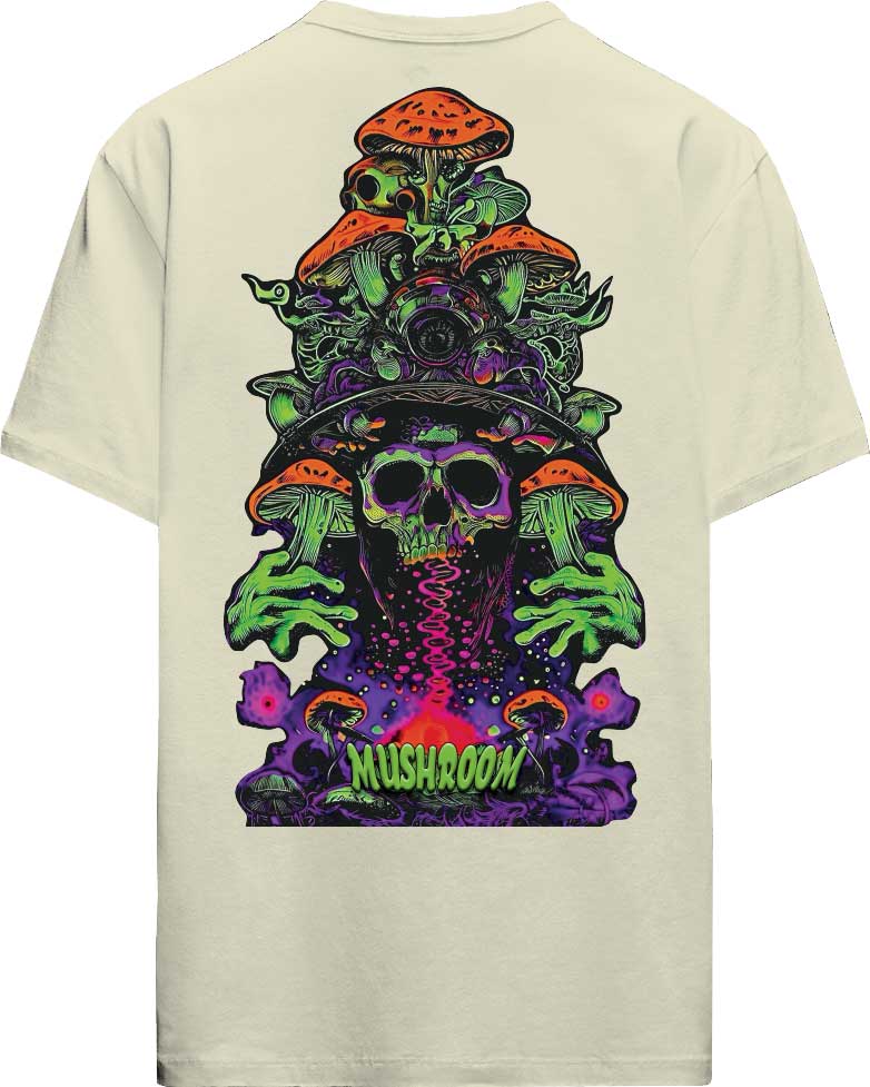 T-SHIRT MUSHROOM PSYCHEDELIC