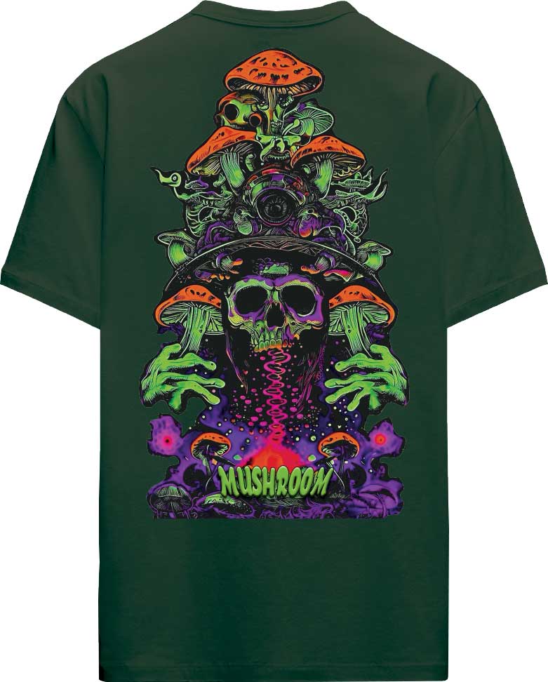 T-SHIRT MUSHROOM PSYCHEDELIC