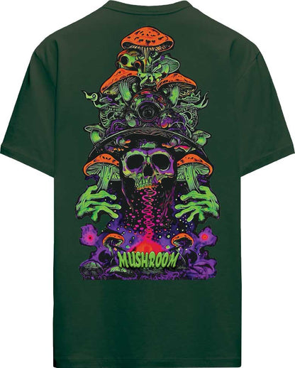 T-SHIRT MUSHROOM PSYCHEDELIC