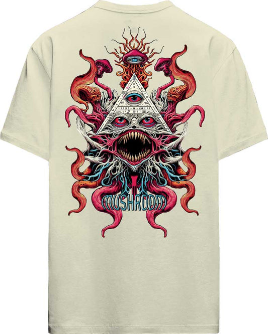 T-SHIRT MUSHROOM TENTACLES PYRAMIDS
