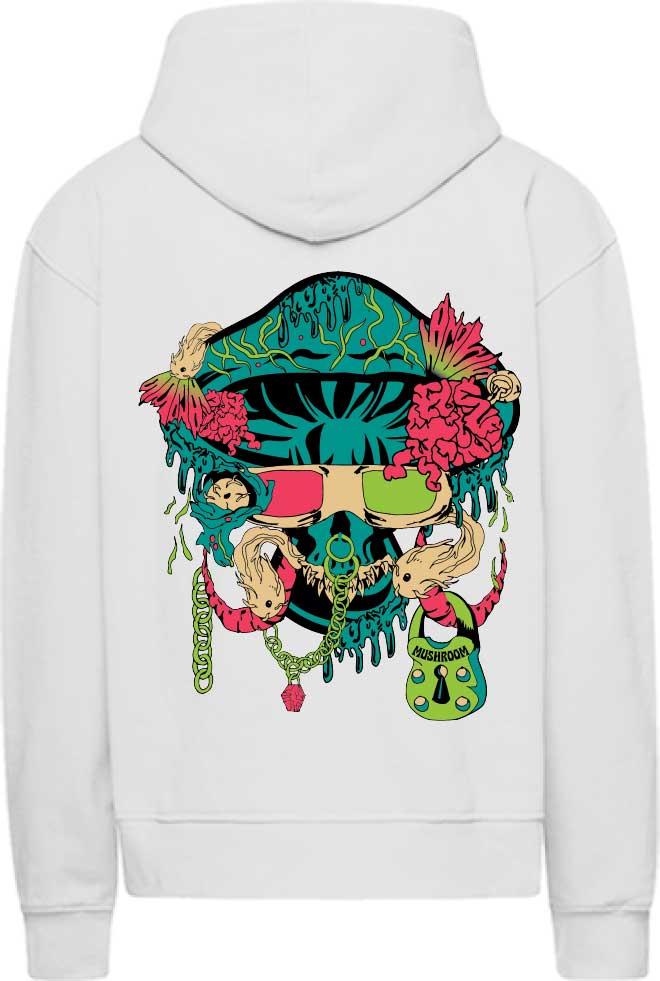 FELPA MUSHROOM 3D PSYCHEDELIC