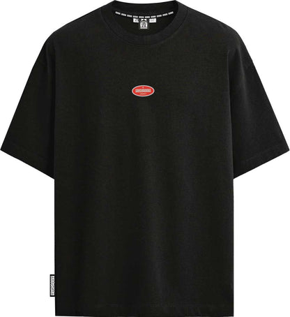 T-SHIRT M/M 100% COTONE CULTURE NERO