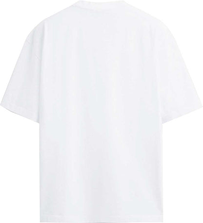 T-SHIRT M/M 100% COTONE HELMET FIRE BIANCO