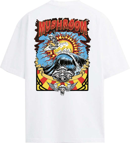 T-SHIRT M/M 100% COTONE BEACHWEAR BIANCO