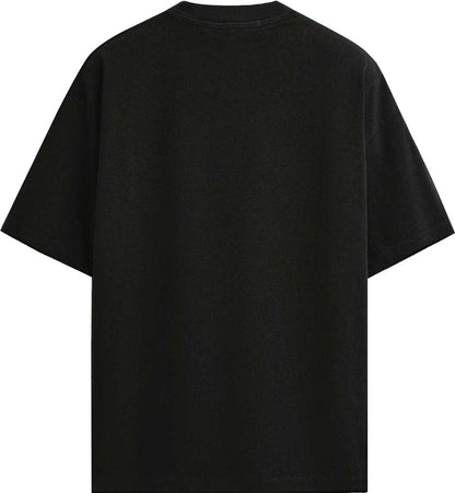 T-SHIRT M/M 100% COTONE LIQUID TRIPPY NERO