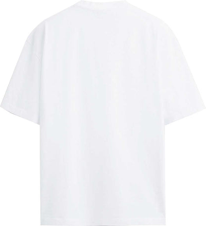 T-SHIRT M/M 100% COTONE LIQUID TRIPPY BIANCO