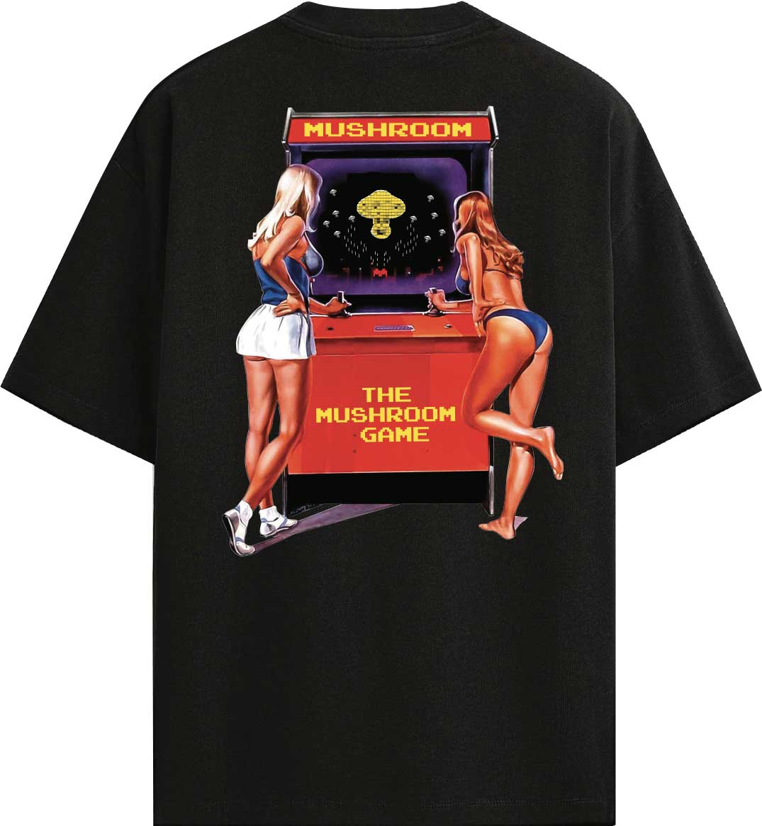 T-SHIRT M/M 100% COTONE THE GAME NERO