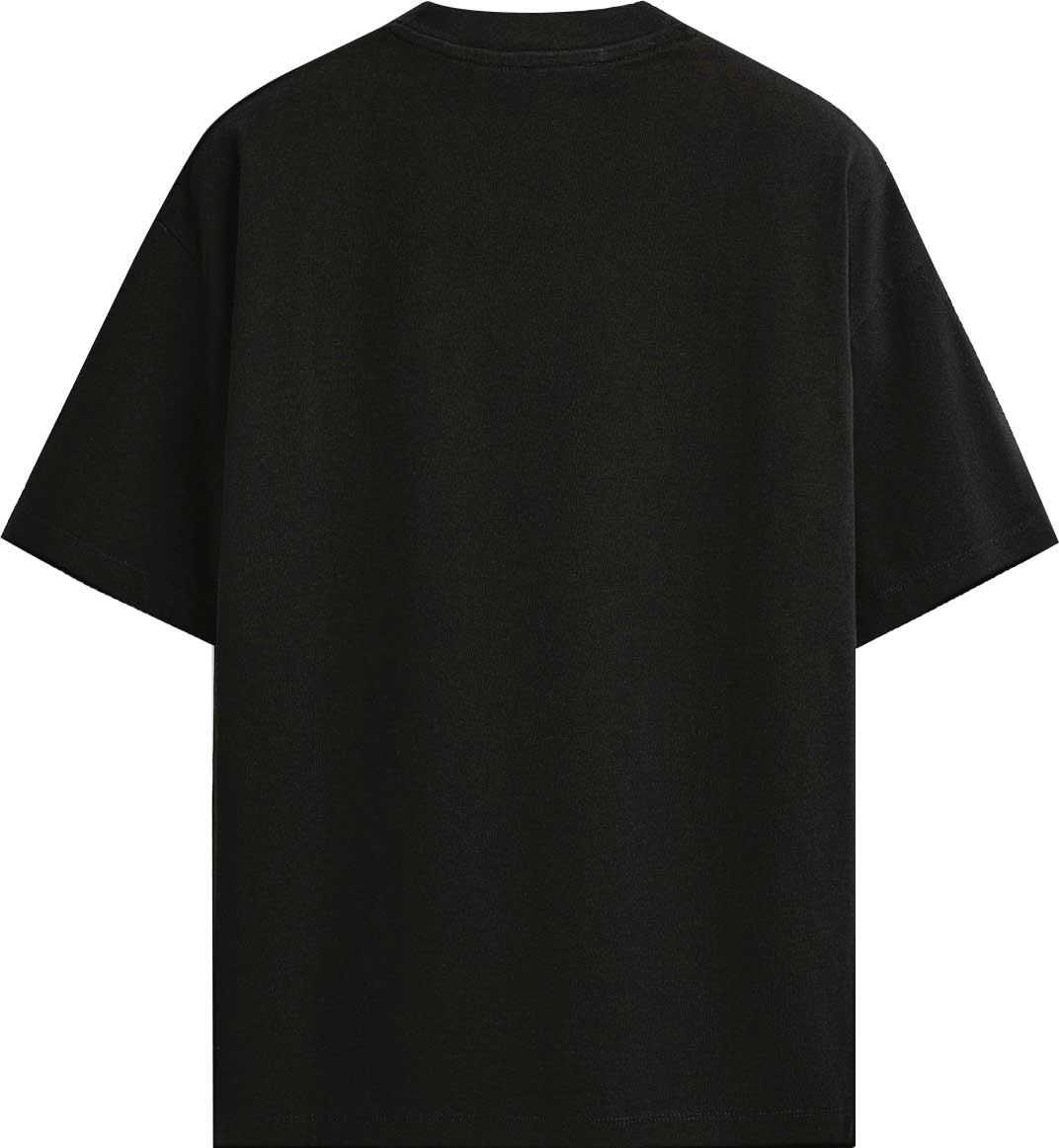 T-SHIRT M/M 100% COTONE SELFIE NERO