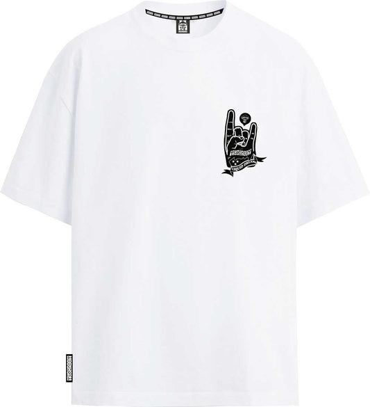 T-SHIRT M/M 100% COTONE LIQUID DREAMS BIANCO