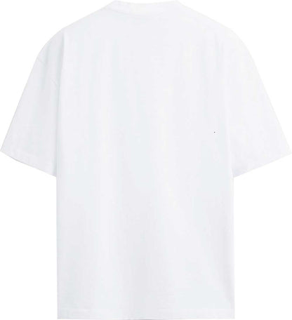 T-SHIRT M/M 100% COTONE LIQUID DREAMS BIANCO